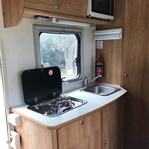 SAS Ford Transit Motorhome – 6 Berth – kitchen