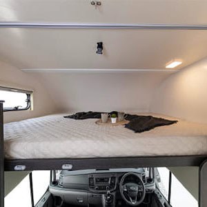 Britz Navigator Motorhome – 5 Berth-Bunk beds_Luton bed