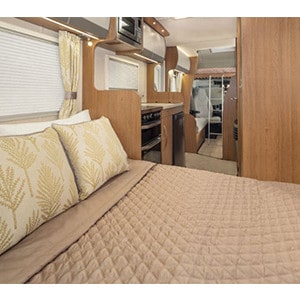 KWNSB Motorhome – 6 Berth – night bed