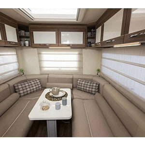 KWXJBT Motorhome – 5 Berth – rear lounge