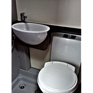 RVR Bailey Motorhome – 2 Berth – toilet