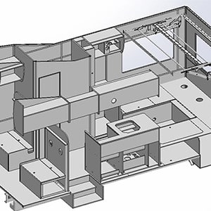 Wendekreisen Koru Star Freedom – 6 Berth – wall open view