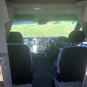 Kia Ora Merc Cascade – 4 Berth – driver area