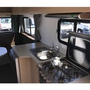 SC Campervan – 4 Berth – stove and sink