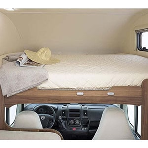 KWA Motorhome – 6 Berth – top bed