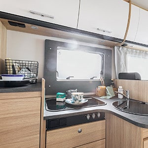 MC Comfort Luxury Motorhome – 4 Berth-kitchen