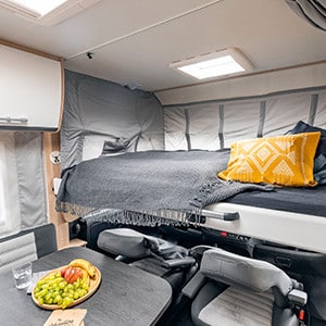 MC Comfort Luxury Motorhome – 4 Berth-upper-bed