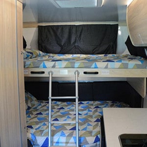 PH GEM Standard Motorhome- 4 Berth – bunk bed