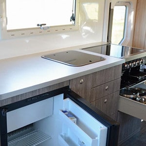 PH GEM Standard Motorhome- 4 Berth – fridge