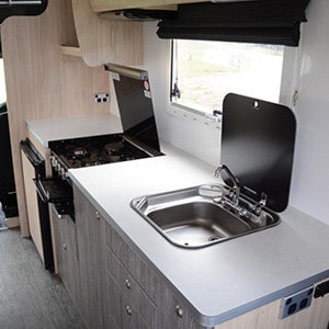 Pacific Horizon Mercedes Motorhome- 4 Berth – sink