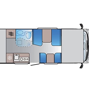 Spaceships Family Motorhome – 7 Berth-day-layout