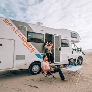 Spaceships Family Motorhome – 7 Berth-external-chair-table