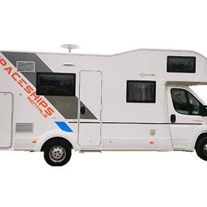 Spaceships Family Motorhome – 7 Berth-side-view