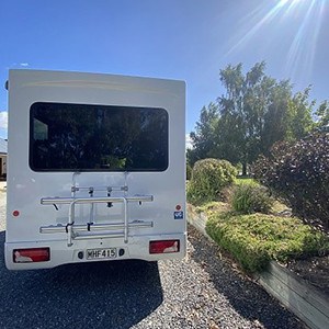 SC Campervan – 4 Berth-back-with-bike-rack