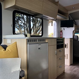 RCC Twin Dog Motorhome – 4 Berth-kitchen