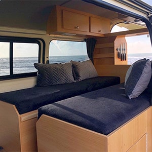 RCC Underdog Campervan – 2 Berth-convertible-bed