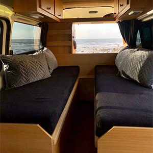 RCC Underdog Campervan – 2 Berth-seat-convert-to-bed