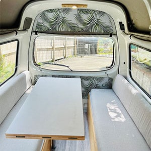 MJ Nissan Caravan Campervan- 2 Berth-interior (2)