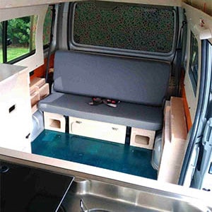 MJ Toyota Hiace Campervan – 2 Berth-interior