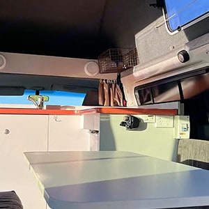 MJ Toyota Hiace Campervan – 3 Berth- interior (2)