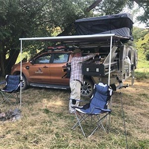 TC Wildtrak Bush Ranger – 2 Berth-side-awning-setup (1)