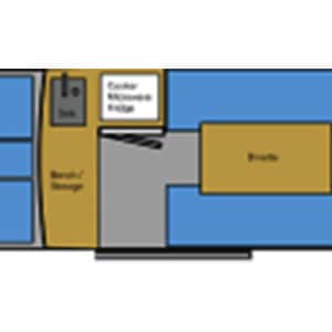 PF High Top – 3 Berth – day-layout