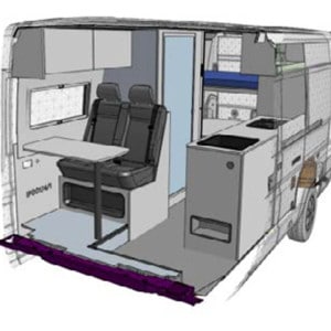 Jucy Cruiser Motorhome – 4 Berth – layout (1)