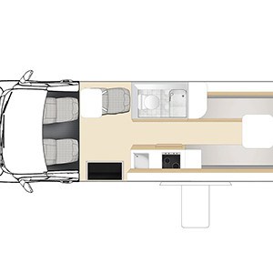 Apollo Euro Plus Motorhome – 2 Berth_floorplan_day