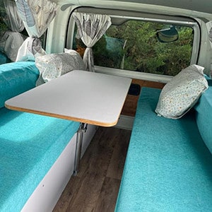 PF Basic Low Top Campervan – 2 Berth-internal-seats-and-table