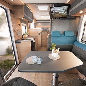 MC Kiwi Compact Motorhome – 3 Berth-dinette