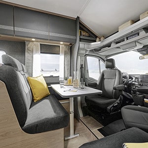 MC Kiwi Compact Motorhome – 3 Berth-driver-cabin