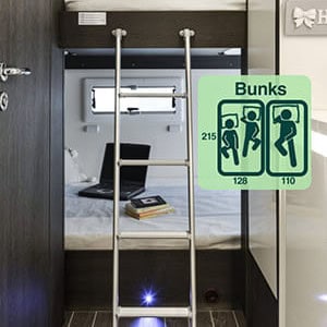 AK Motorhome Bunk – 6 Berth-bunk-bed