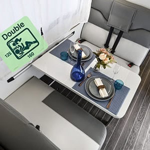 AK Motorhome Bunk – 6 Berth-double-bed