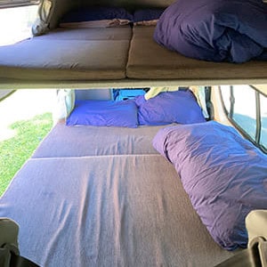 PC Explorer Campervan – 4 Berth-bed