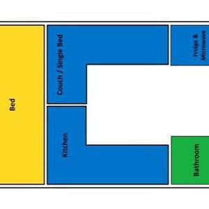 MD Hilux – 2 Berth-layout