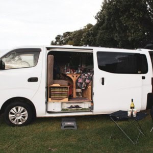 MJ Nissan Medium Roof Campervan- 2 Berth Exterior Side View