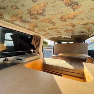 MJ Nissan Medium Roof Campervan- 2 Berth Indoor Table