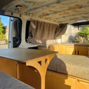 MJ Nissan Medium Roof Campervan- 2 Berth Interior 2