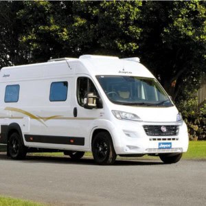 PF Self-contained Motorhome – 2 Berth – Exterior Side View